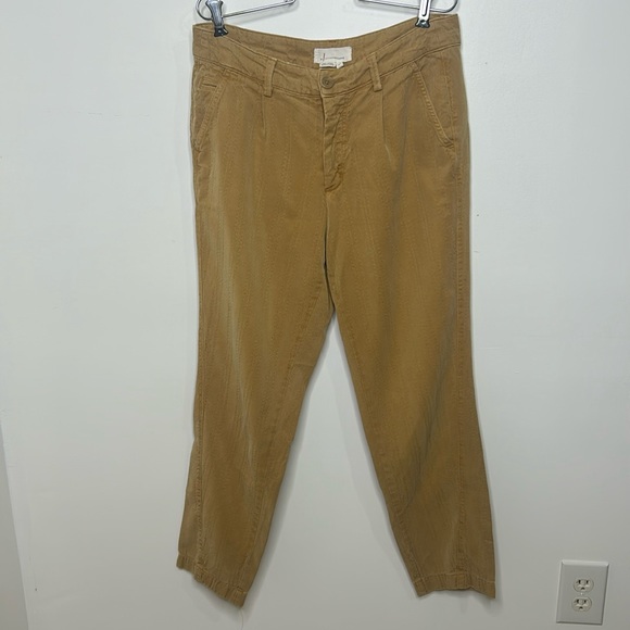Anthropologie 🌸 Tan/Camel Colored Pants Size 27 Casual Women's Trousers - Picture 16 of 16